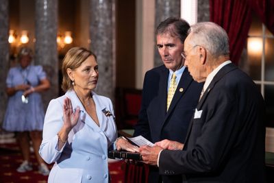 Darline Graham sworn in to the Senate as first sister to succeed a brother