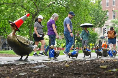 Scottish traffic cone gets dignitary's welcome in Boston after World Cup friendship