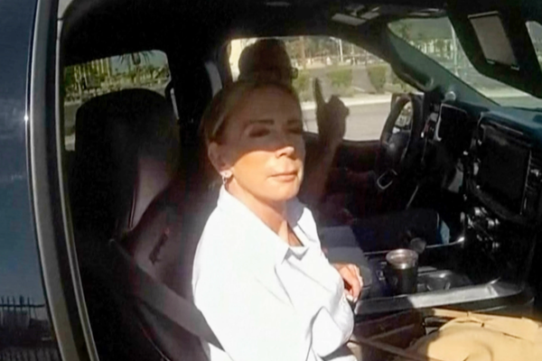 Bodycam footage shows moment Nevada Governor blurt out his own name after he’s pulled over in traffic stop