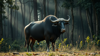 India's Largest Wild Bovine Is the Gaur, and Almost Nobody Knows This Massive Forest Giant Exists