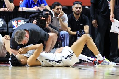 Jazz Guard Trey Alexander Exits Summer League Early on Stretcher After Rough Contact