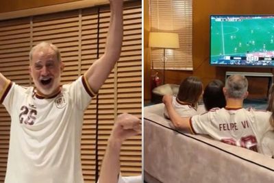 Spanish royal family celebrates as Spain reaches World Cup final