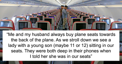 Woman Shuts Down Entitled Seat Thief In A Hilariously Unhinged Way: “Plane Seat Bandit Finally Happened To Me”