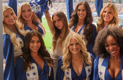 Victoria Beckham and Timothee Chalamet 'starstruck' after meeting Dallas Cowboy Cheerleaders