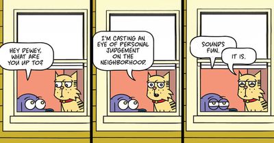 My 25 New Comics Show What Happens When A Rescue Dog Moves In With A Very Unimpressed Cat