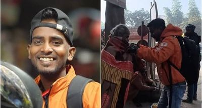 Delivery Rider Spends Nearly Half His Earnings Feeding the Homeless, Says It's His Father's Legacy