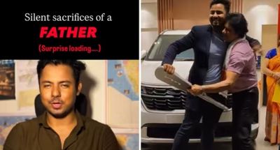 IIM Graduate Buys Father His Dream SUV After School-Day Promise, Viral Video Wins Hearts
