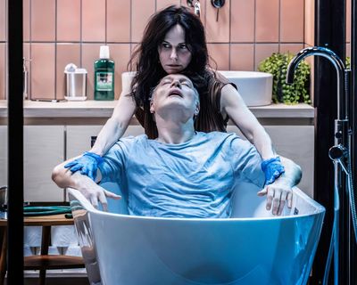 The Oresteia review – Simon Stone’s patchwork tragedy is a gripping and exasperating epic
