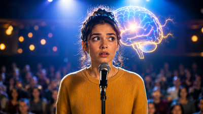 Psychology says people who freeze on stage aren't shy, their brain may be activating body’s stress response