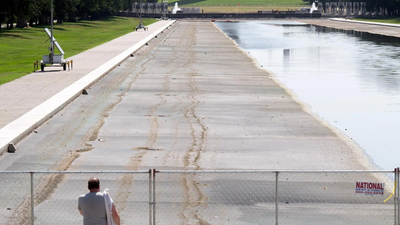 Why was Washington reflecting pool drained again weeks after $14M renovation