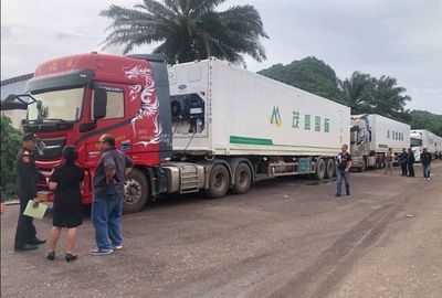 Chinese freight truckers told to obey Thai rules
