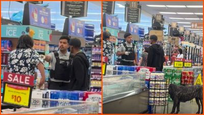 LA man allegedly takes a dog inside Ralph’s supermarket. Then a security guard pulls his firearm