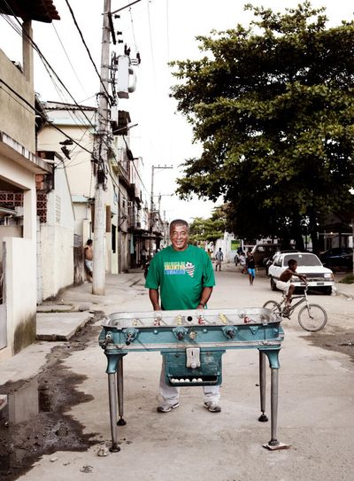 Brazilian World Cup legend Jairzinho takes a shot: Michael Donald’s best photograph