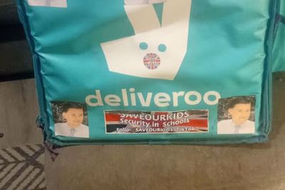 Man who stole Deliveroo bag at anti-migrant protest caught after posting photos online