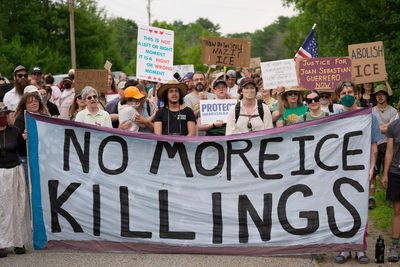 Maine protests after ICE fatally shoots a motorist, in photos