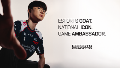 Faker joins Cristiano Ronaldo and Magnus Carlsen as Esports Foundation Ambassador