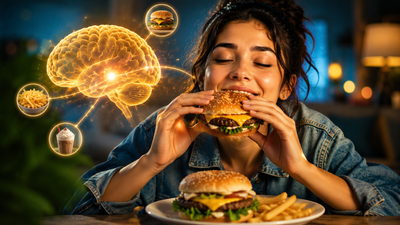 Psychology says people who eat burgers every day aren’t just craving comfort food, they may be driven by the brain’s reward system