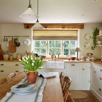 Dunelm has the ultimate storage solution for a small country kitchen – you can swap a pantry for this handy basket