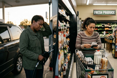 Women Say They're Feeling Poorer Under Trump: New Poll Reveals Cost of Living Crisis Is Hitting Hard