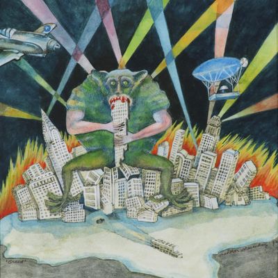 Madelon Vriesendorp review – sex-crazed visions of skyscrapers copulating