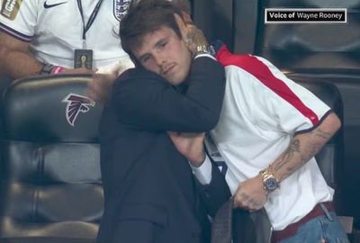 Cruz Beckham wins praise for sweet gesture to dad David after England World Cup defeat