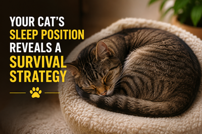 Why cats sleep curled up? Your cat’s favorite sleeping position could reveal a clever survival strategy