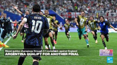 Argentina come from behind to beat England 2-1