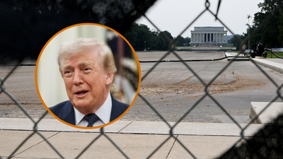 In May Donald Trump said his Reflecting Pool renovation would last ’50 years’ – 2 months later it’s being drained and renovated once again