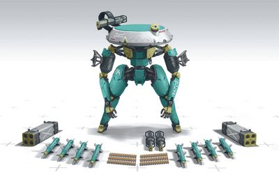 From unusual mechs to robotic vampires, this artist shows what can happen when you draw without a brief