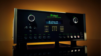 McIntosh’s new AV processor can handle 9.4.4 channels of Dolby Atmos and 7x 4K 120Hz HDMI ports for ‘today’s most advanced home cinema systems’ – but you’ll need to add your own amps for all those speakers…