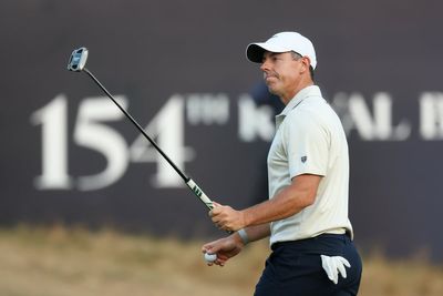 Putting woes leave Rory McIlroy well off Open pace in first round