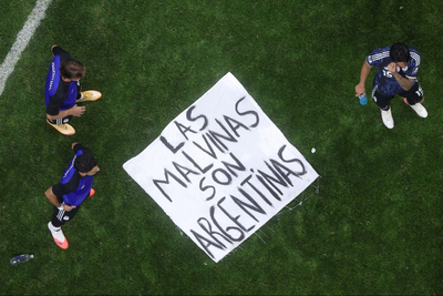 'Apply the Rules Equally': FIFA Faces Backlash After Argentina's Falklands Banner Goes Viral