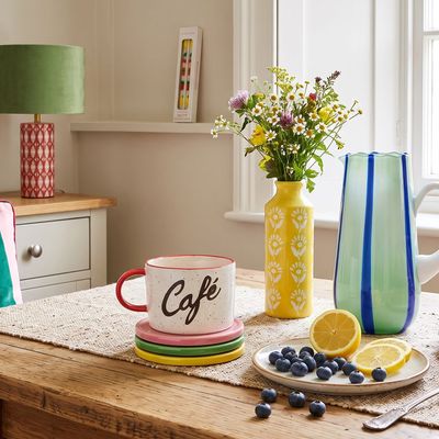Out-of-season sale shopping is my secret to having expensive taste on a small budget - the Oliver Bonas sale has some of the best discounts I've seen on colourful homeware