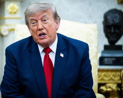 Trump rehashes wide-ranging US election claims and releases heavily redacted documents in primetime address – as it happened