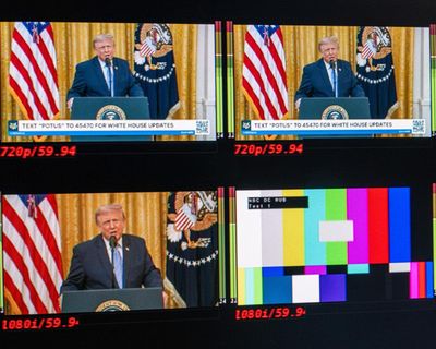 US TV networks split on broadcasting Trump’s election-focused speech