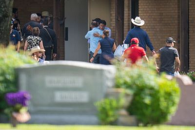 At a Houston funeral home, a community comes together to pay respects to Lorenzo Salgado Araujo