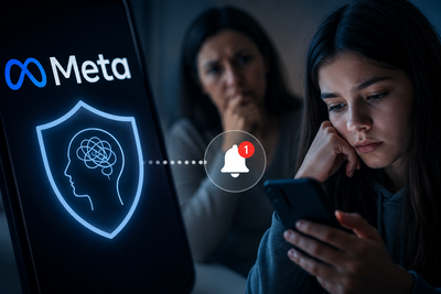 Meta AI Will Break Teen Chat Privacy to Alert Parents Over Suicide and Self-Harm Fears