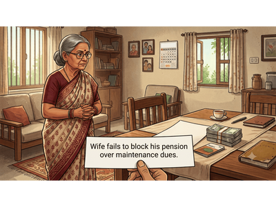 Wife seeks to stop Husband’s pension over unpaid maintenance; Madras High Court rejects plea for this reason