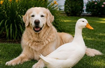 Here's Why A Dog And Duck Pet Duo's Content Are Going Viral On Social Media Right Now