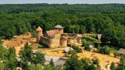 More than 60 artisans have spent over two decades building a castle like it's 1230; it's still not finished