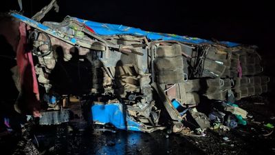At least 20 children and one adult killed in school bus crash in Uganda
