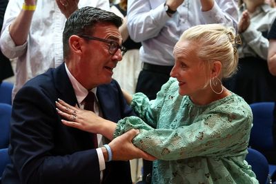 Who is Marie-France van Heel? Andy Burnham’s wife spotted at new Labour leader’s speech