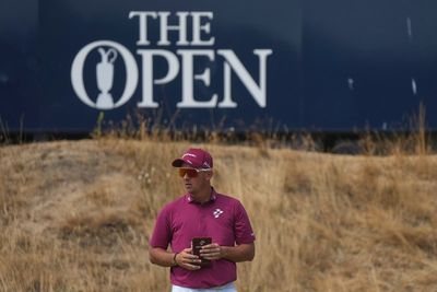 Australian golfer Lucas Herbert matches the major championship record with a 62 at the British Open
