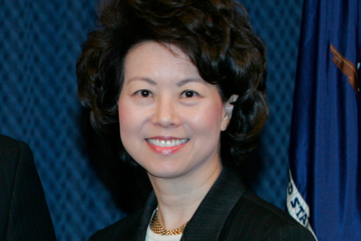 Elaine Chao's Bizarre Trench Coat In 106-Degree Heat Sparks Wild Mitch McConnell Theories