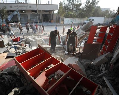 Israeli strike on Gaza funeral killed at least seven people, hospital says