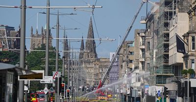 Part of Princes Street to 'remain closed for foreseeable future' following fire