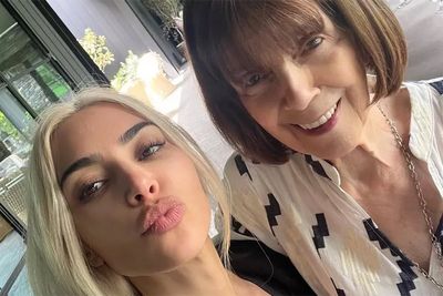 Kim Kardashian responds to critics after posting holiday pictures shortly after grandmother’s death