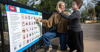 'It's inclusion': mum praises playground tool helping her non-verbal son