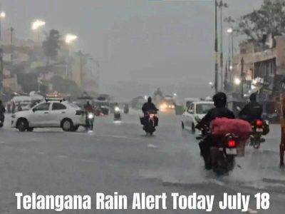 Telangana Weather Today July 18: Check latest rain forecast for Hyderabad and other cities