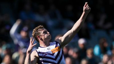 Flag fancies Fremantle overpower plucky Port Adelaide